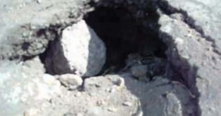 Kohat: Rawalpindi road damaged